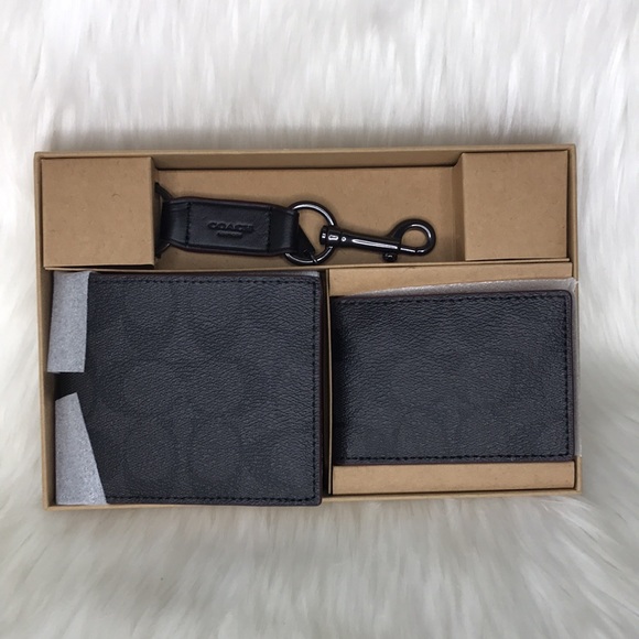 Coach Boxed 3 In 1 Wallet Gift Set In Signature Canvas - Picture 3 of 12